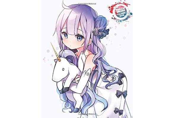 Cute Anime and Manga Coloring Book: For All Ages, Kawaii Japanese Art [Book]