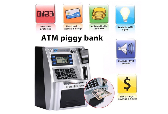 ATM Piggy Bank Coin Banks ATM Saving 