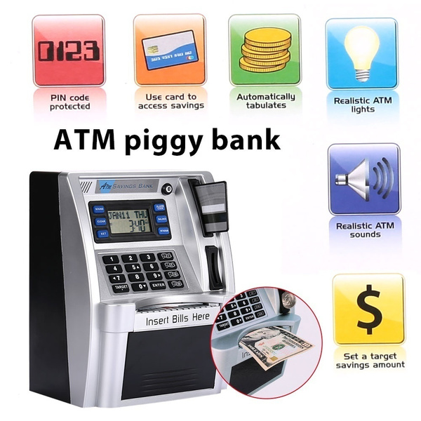 atm piggy bank for kids