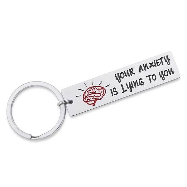 Inspirational Keychain Motivational Anti Anxiety Gifts for Women