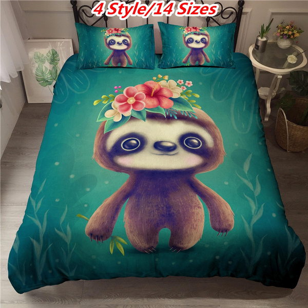 sloth bed comforter