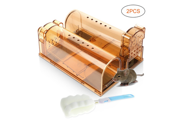 2x Humane Mouse Traps Live Catch & Release Rodent Rat Mice Trap No Harm  Reusable