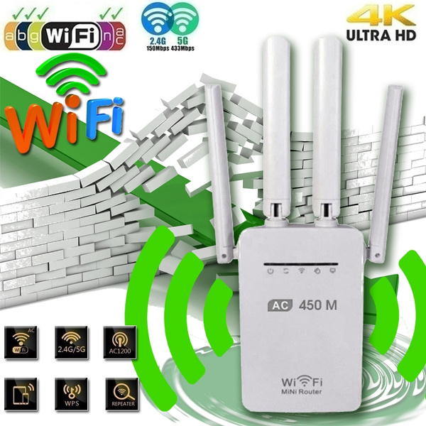 1200M/450M/300M/100Mbps dualband 2.4 / 5G 4 antenna WIFI range