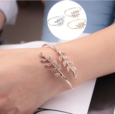 Jewelry, leafbracelet, openingbracelet, Bracelet