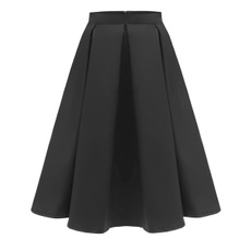 Fashion, Pleated, womensexyskirt, high waist skirt