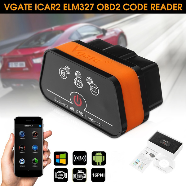 Vgate iCar2 ELM327 WIFI OBD2 Scanner Code Reader IOS/Android Car Diagnostic Tool 