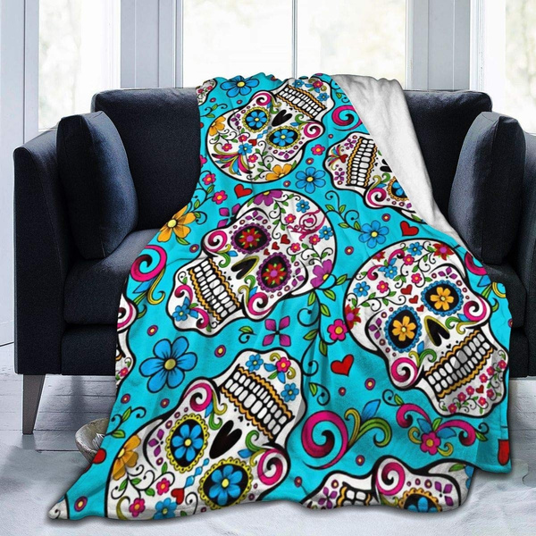 Sugar skull 2024 throw blanket