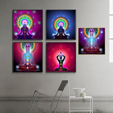 Yoga, yogabohowallart, Wall Art, Home Decor