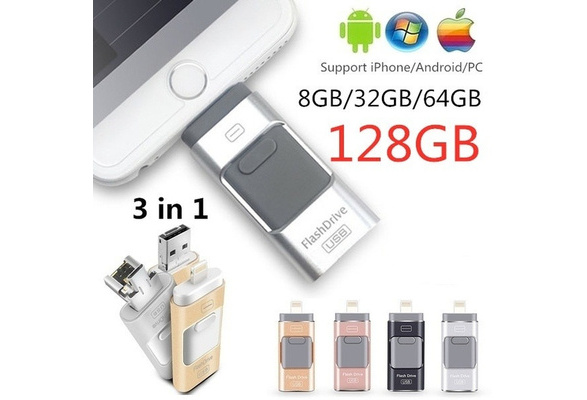 256GB i-flash OTG 3 in 1 USB Flash Drive 32GB 64GB 128GB 256GB Pen Drives USB 2.0 Memory Stick i-Flash Pendrives For iPhone 7/7Plus/5/5s/5c/6/6s Plus/ipad