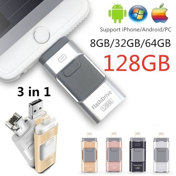 Immigration district critic 3 In 1 USB Flash Drive for IPhone X/8/7/7 Plus/6/6s/5/SE/ipad OTG Pen Drive  HD Memory Stick 8GB 32GB 64GB 128GB Pendrive Usb 3.0 I-FlashDrive | Wish