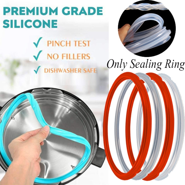 3 Pcs Silicone Gasket Seal Rings for 3, 6 or 8 Qt Instant Pot