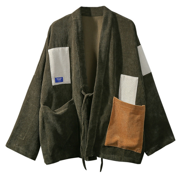 Mens kimono clearance coat