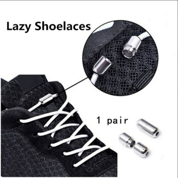 Quick Laces  Black White No-tie shoelaces