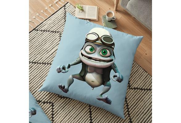 Crazy Frog Pillow Case Fashion Square Cushion Car Sofa Home Office