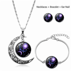 constellationnecklace, earstudearnail, Jewelry, fashionpersonalitybracelet