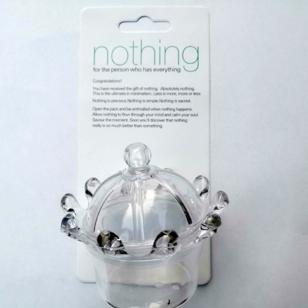 Nothing - gift for someone who has everything - Rs.199 Buy online
