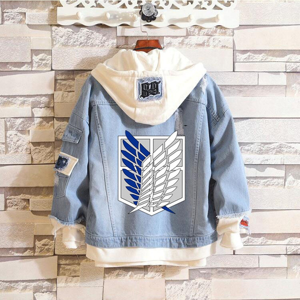 Anime One Piece Portgas·D· Ace Cosplay Hoodies Costumes Denim Jacket  Streetwear Men Women Autumn Winter Coat Casual Tops | Wish