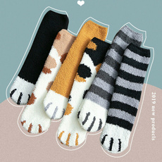 cute, warmfloorsock, Cotton Socks, Winter
