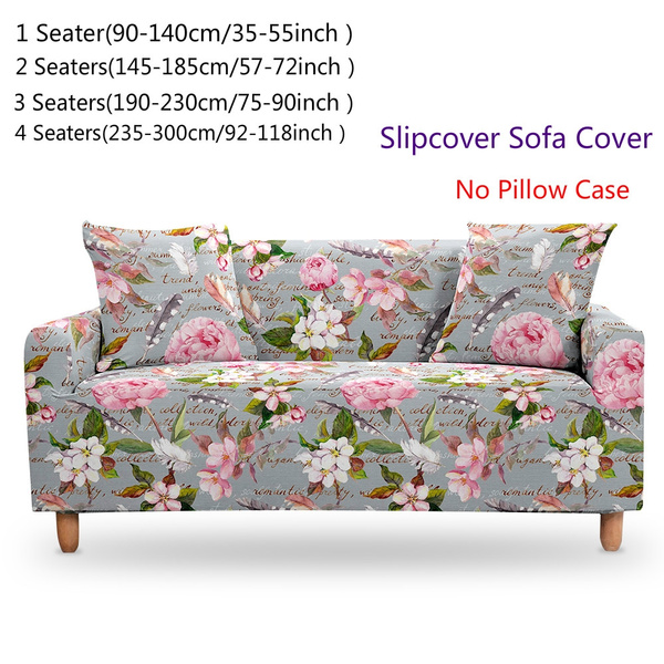 Flower Leaves Stretch Slipcovers Sofa Couch Cover All inclusive