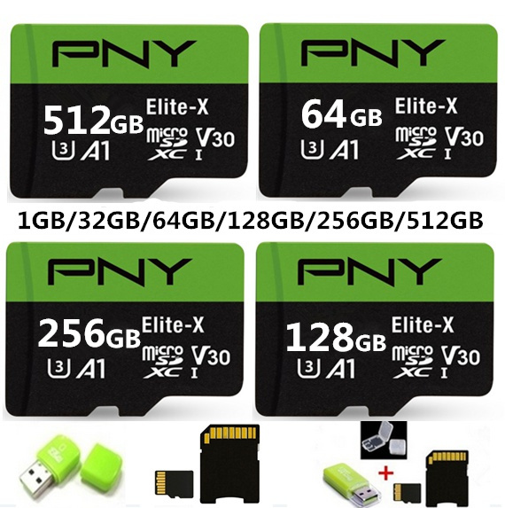 2020 New Pny High Speed 512gb 256gb 128gb 64gb 32gb 1gb Usb Drive Micro Sd Micro Sdhc Micro Sd Sdhc Card 10 Uhs 1 Tf Memory Card Card Reader Wish