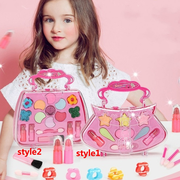 Kids Makeup Set for Girls Cosmetics Princess Makeup Box Set Fashion Non ...