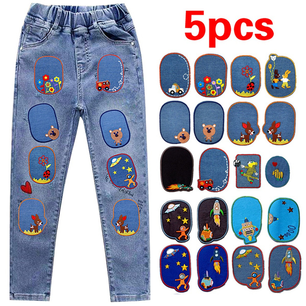 jeans stickers patches