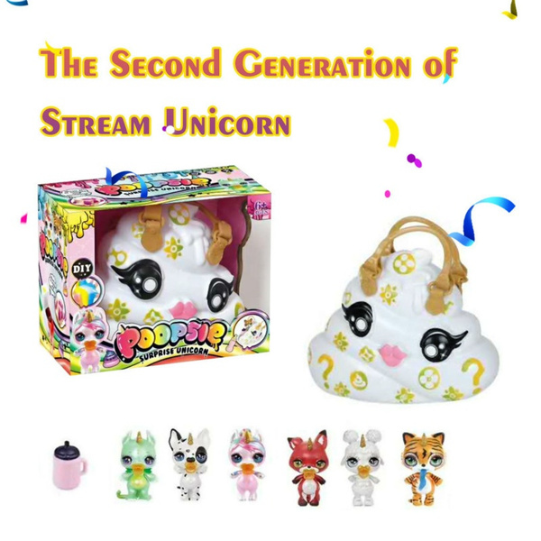 unicorn toy with slime