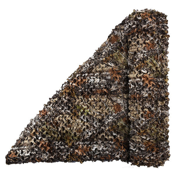 GHILEO Camo Netting Sunshade Camping Bulk Roll Camouflage Net Blind for Hunting Theme Decoration 