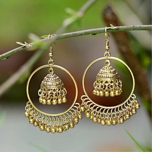 Buy Round Shape Earrings Designs Online in India | Candere by Kalyan  Jewellers