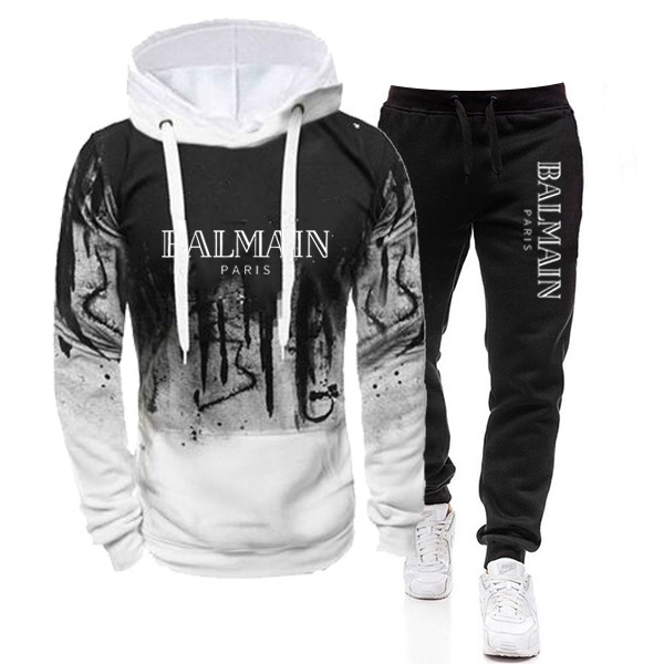 balmain sweatsuit mens