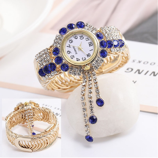 Women's Watches Luxury Diamond Watch Stainless Steel Bracelet Watches  Ladies Elegant Dress Clock Analog Quartz Vogue Wristwatches Valentine's Day