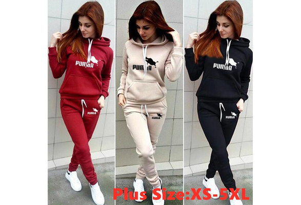 Women Tracksuit Pullover Hoodie and Pant Sets for Women Jogging