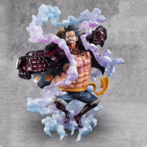 One Piece Super Big Monkey D Luffy Gear Fourth Action Figure Noble Collection Christmas Gift Wish