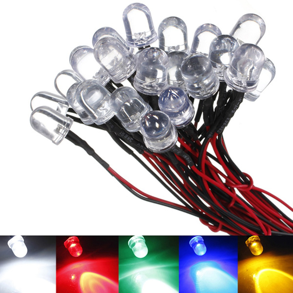 Blinking Colorful DC 12V Wired Light Emit LED Diode