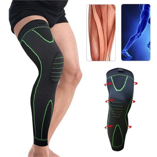 1 PCS Hight Quality Knee Compression Sleeve - Best Knee Brace for Men & Women Knee Support for Running, Basketball, Weightlifting, Gym, Workout, ...