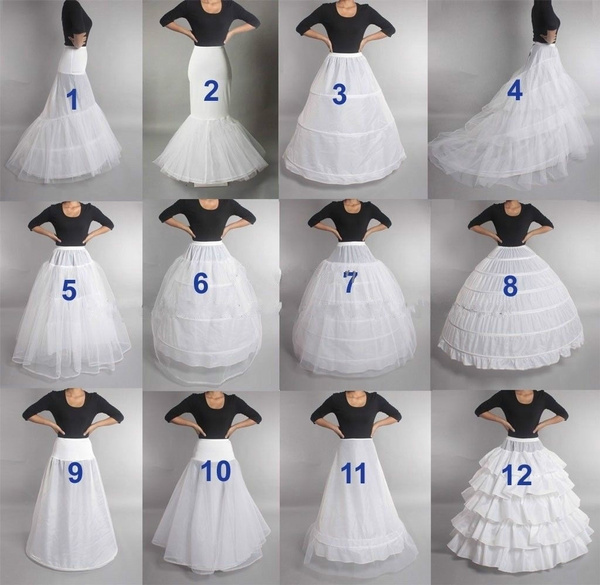 Petticoat for Wedding Crinoline Slip Underskirt Bridal Dress Hoop Vintage Slips 