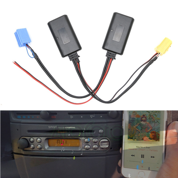 Car Bluetooth 5.0 Module Cable AUX Adapter for Smart Fortwo 450