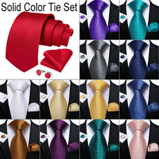 Wedding Tie, necktie set, redtie, solidcolortie
