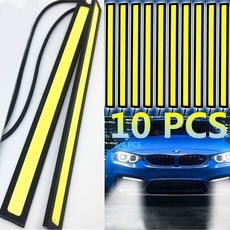 10/2/6Pcs 17cm Universal COB LED Strip Car Daytime Running Fog Lamp DRL Driving Strip Light Flexible Led Strip Waterproof