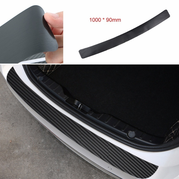 Car Rear Cladding 1Pcs Rear Guard Plate Sticker Car Rear Anti-Kicked Scratch Protection ...