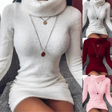Mini, Fashion, sweater dress, Winter