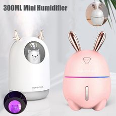 Mini, essentialoilhumidifier, Night Light, Home Decor
