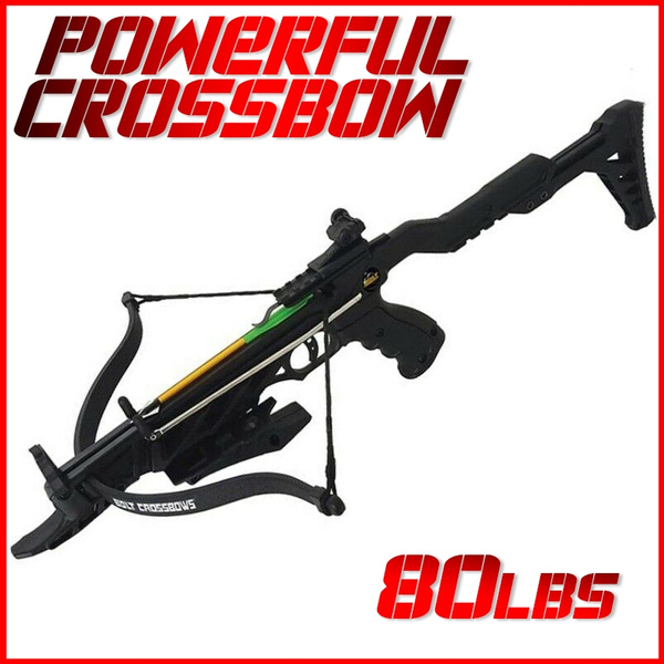The Shredder 80 LB Archery Hunting Bow Gun Crossbow w Arrow Bolts Camping  Outdoor Tool USA SELLER FAST SHIPPING BOLT CROSSBOWS
