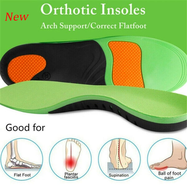 Shoe Insoles Inserts Flat Feet High Arch Support For Plantar Fasciitis ...