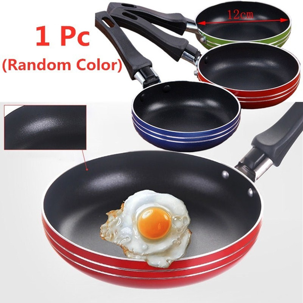 1 Pc Non-stick Aluminum Small Fried Eggs Saucepan Frying Pan Roasting Pan  Cooker for Breakfast