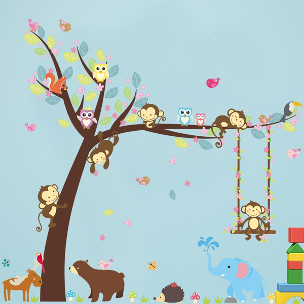 monkey wall stickers