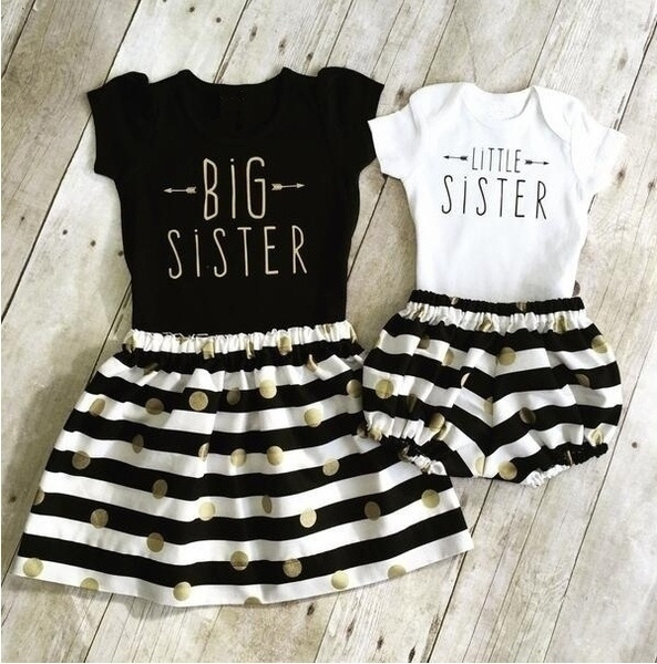 Family Look Mother Daughter Dresses Big Sister Little Sister Family Matching  Clothes Mommy And Me Dress Plus Size Matching Dress | forum.iktva.sa