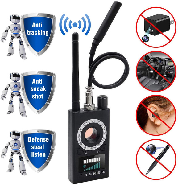 Hidden Device Detector Anti-Spy Radio Frequency Detector RF Detector Bug Finder Spy Camera Finder Anti Spy Detector Camera Finder Hidden Camera Detector Bug Detector Spy Camera Detector