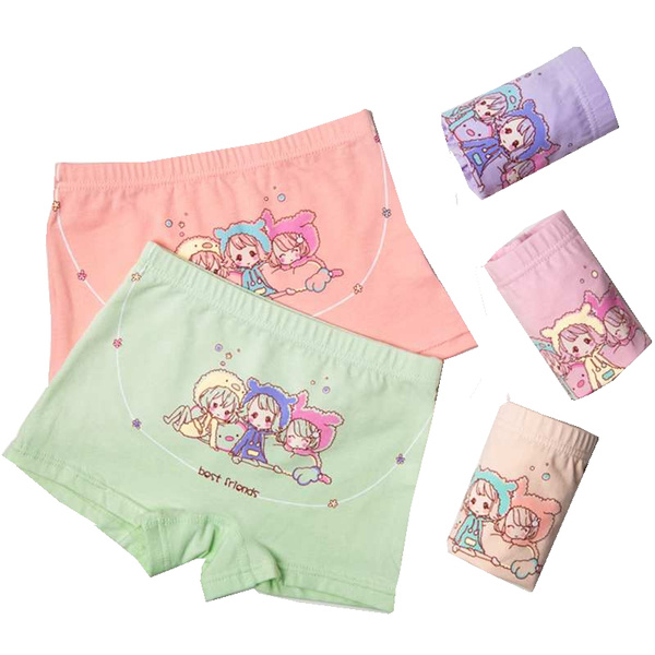 Little Girls Soft Underwear Toddler Baby Panties Kids Briefs for 5
