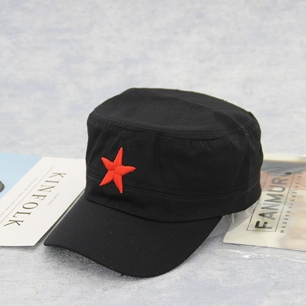 Communist Caps Hats Cap Men Red Star 